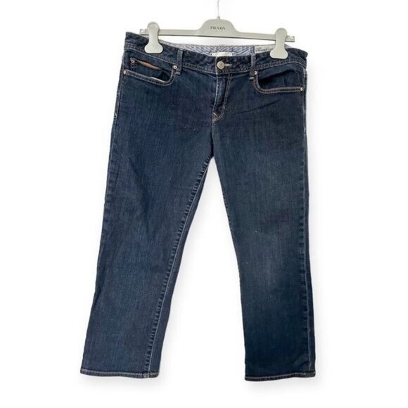 Gap Womens Jeans Short Low Rise Straight Leg, Size 31P/12P,  Rinse wash - Picture 1 of 13